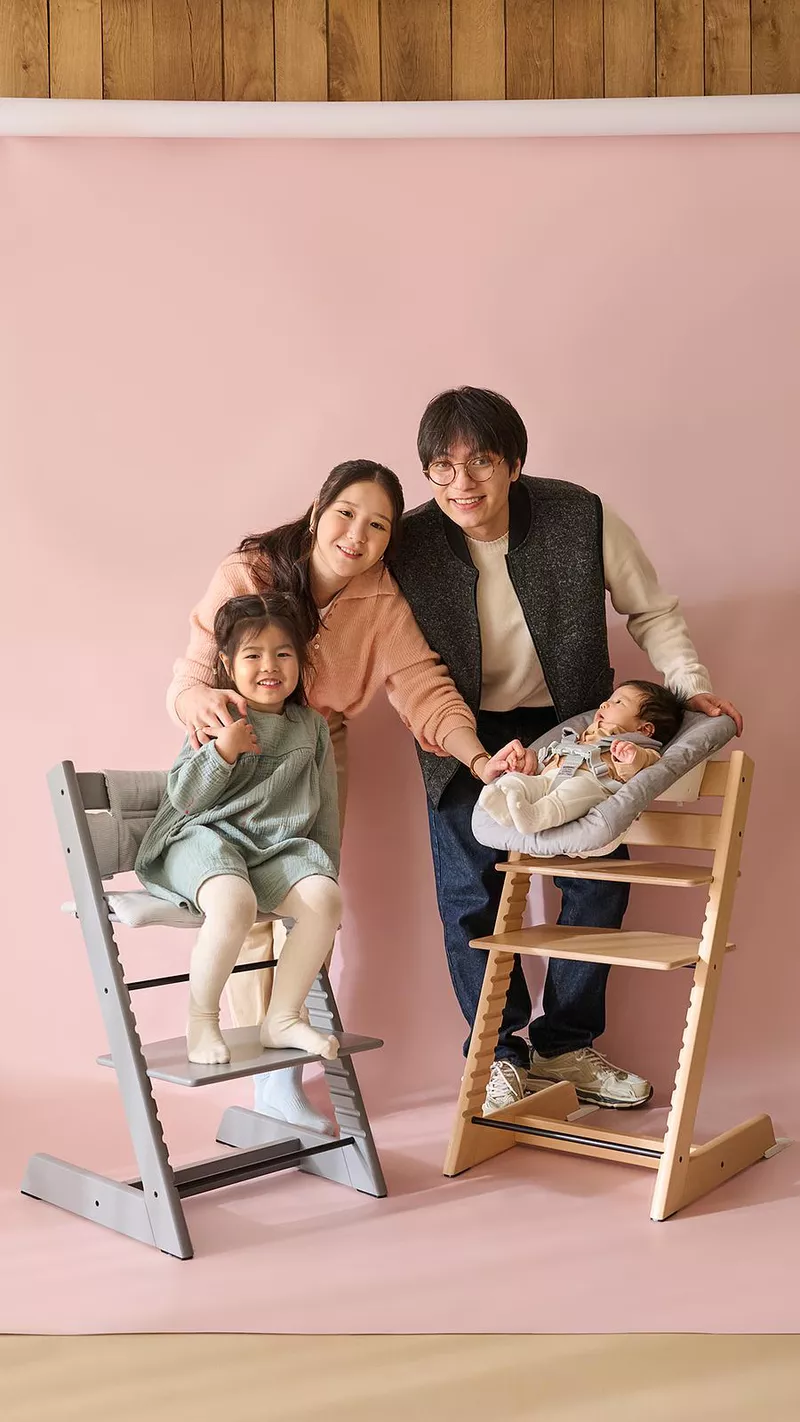 Stokke Tripp Trapp high chair — original 1972 Scandinavian beech wood design, still in production