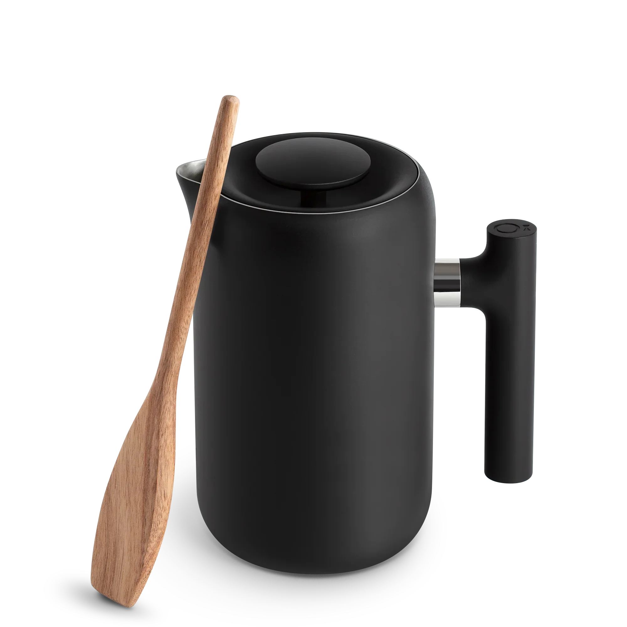 Fellow Clara French Press in matte finish — precision coffee brewer for design-conscious households
