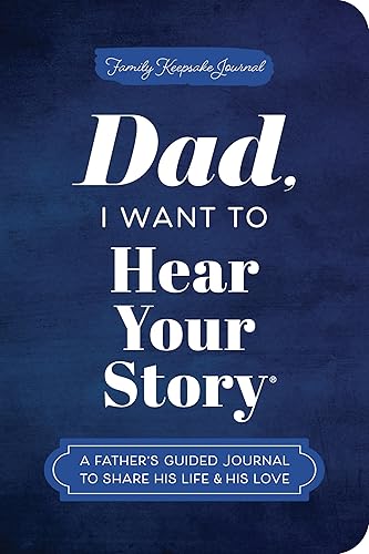 Dad, I Want to Hear Your Story guided journal book cover