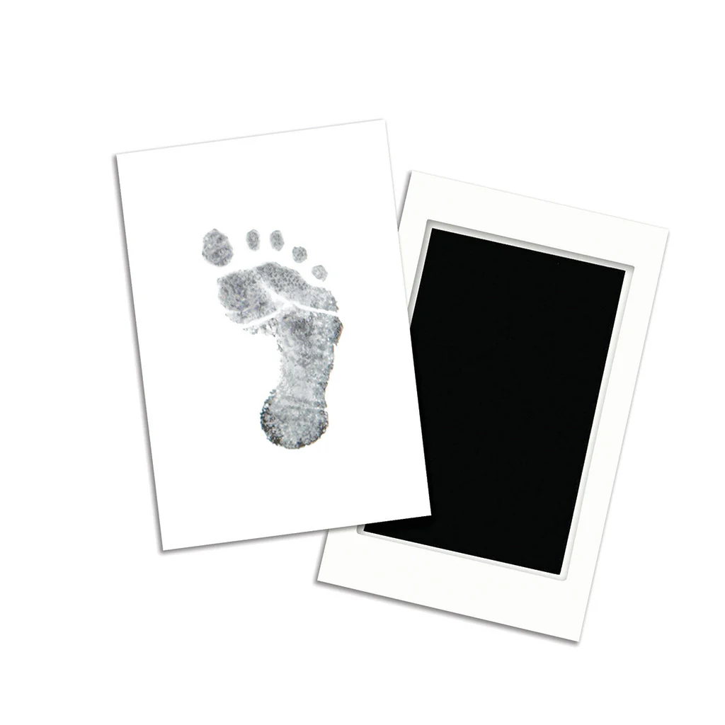 Pearhead newborn handprint and footprint clay kit with frames