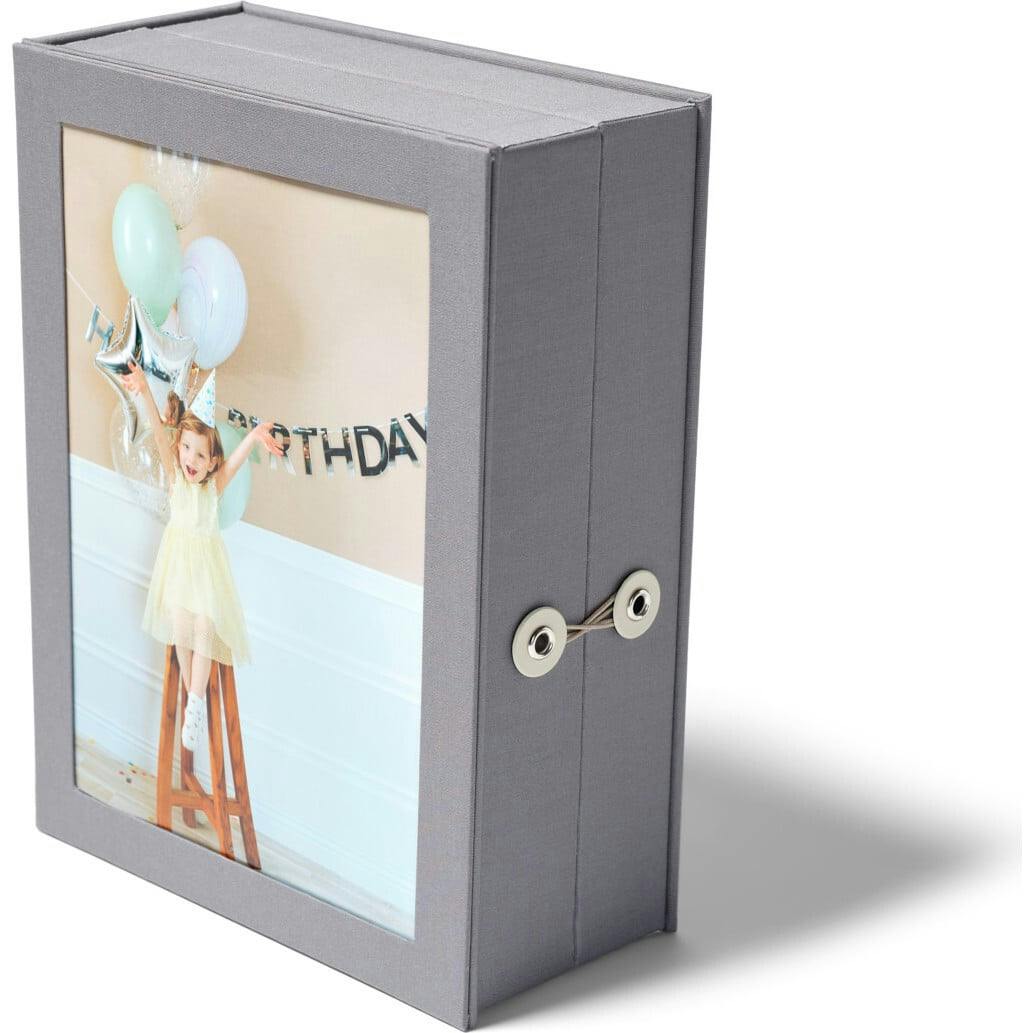 Savor Story Box frame and keepsake box for preserving baby memories