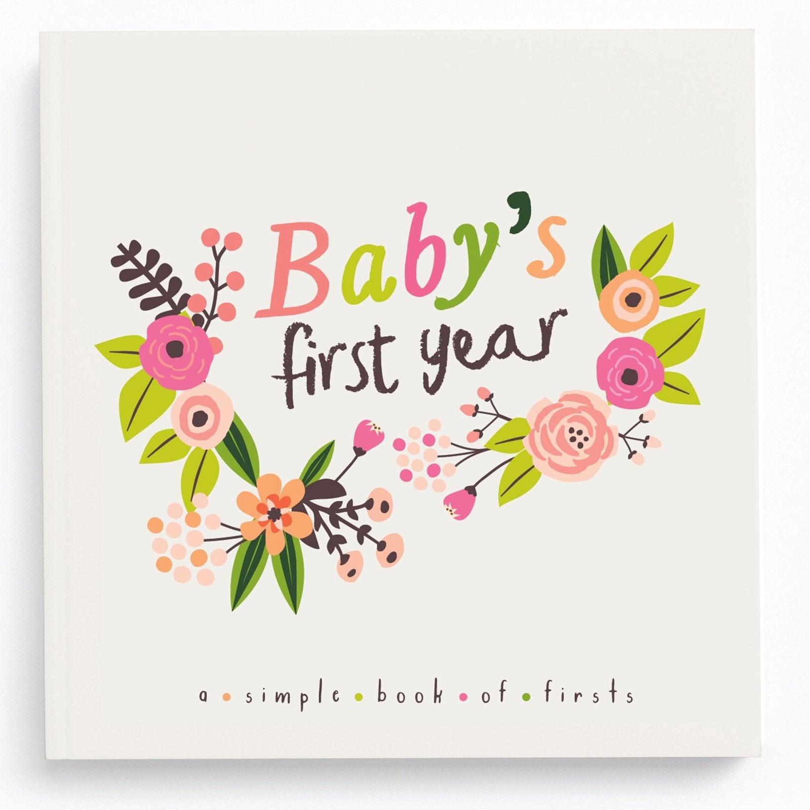 Lucy Darling Little Artist Baby Memory Book with whimsical illustrated cover