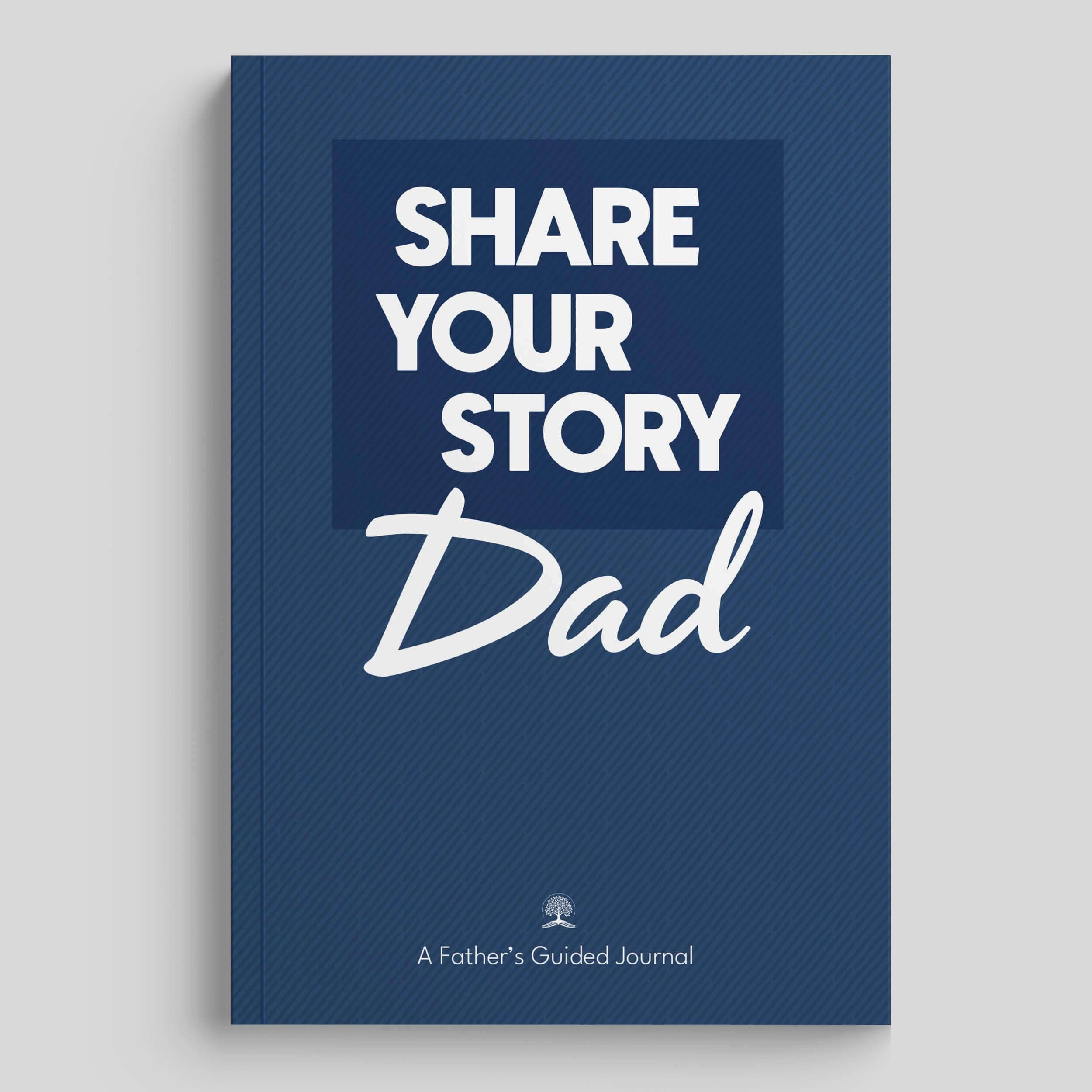 Timeside Share Your Story Dad guided journal cover
