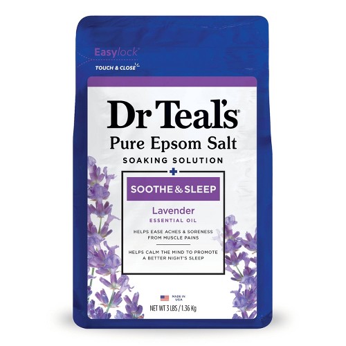 Dr Teal's lavender Epsom salt bath soak