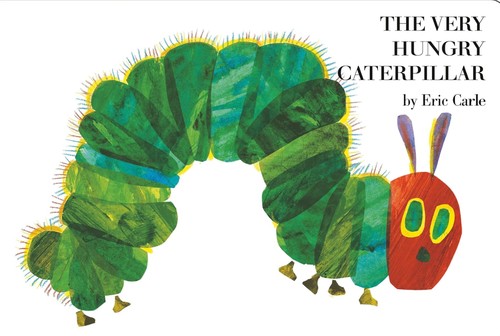 The Very Hungry Caterpillar board book cover by Eric Carle