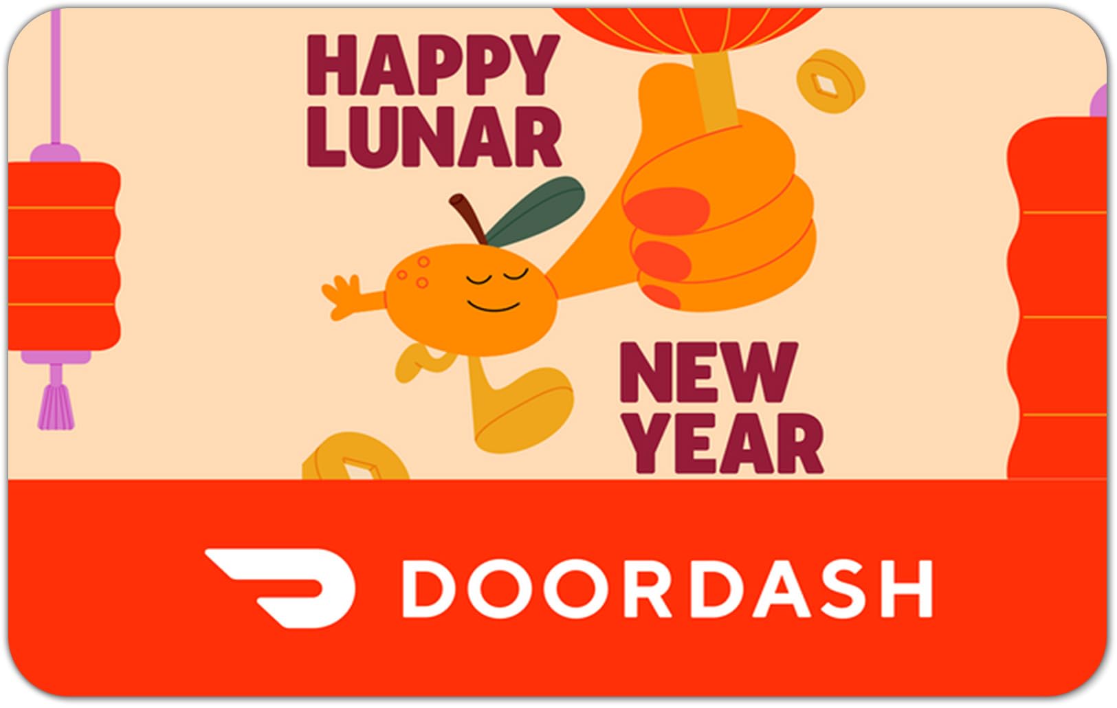 DoorDash gift card — food delivery gift for new parents