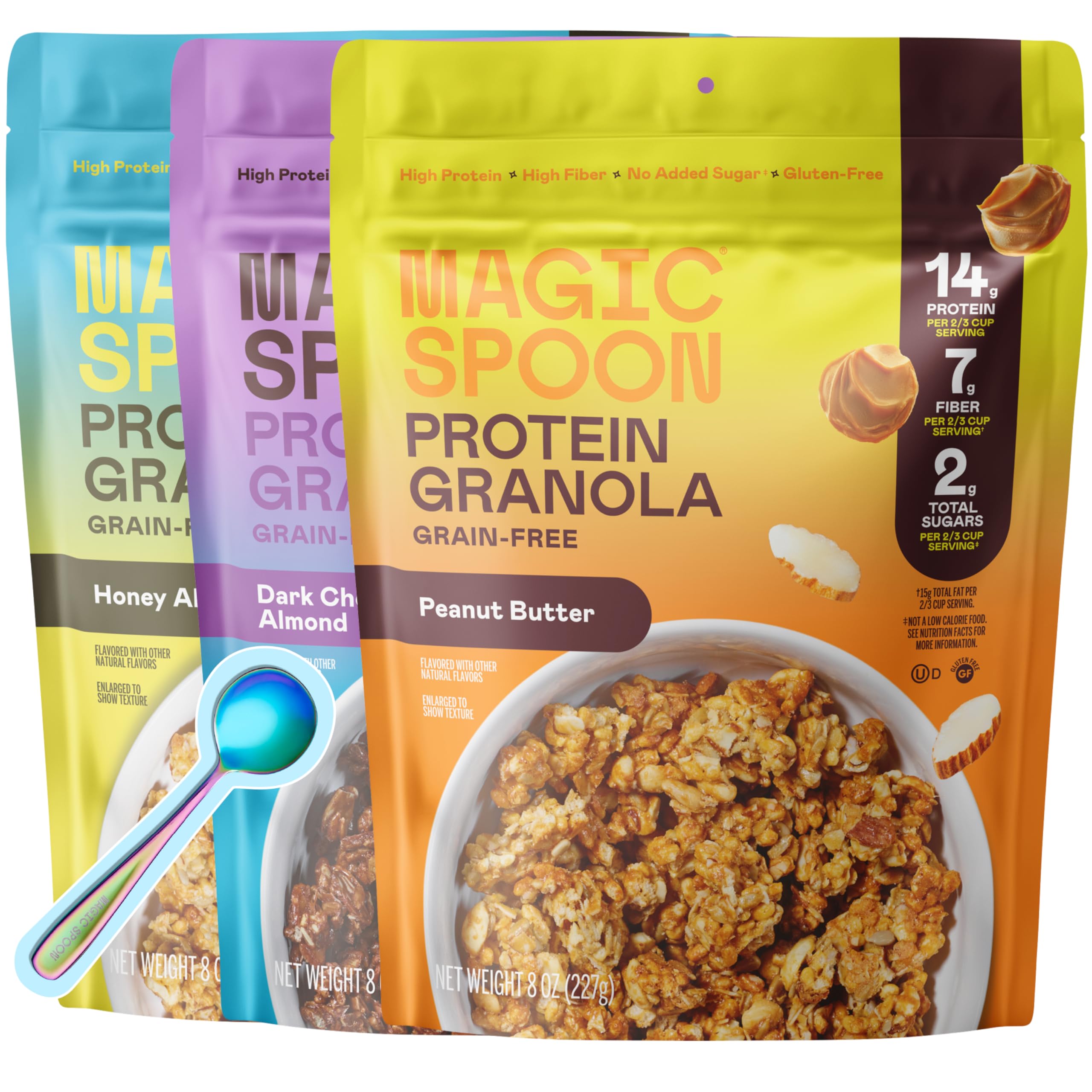 Magic Spoon high-protein cereal variety pack 4 boxes — practical breakfast gift for new parents