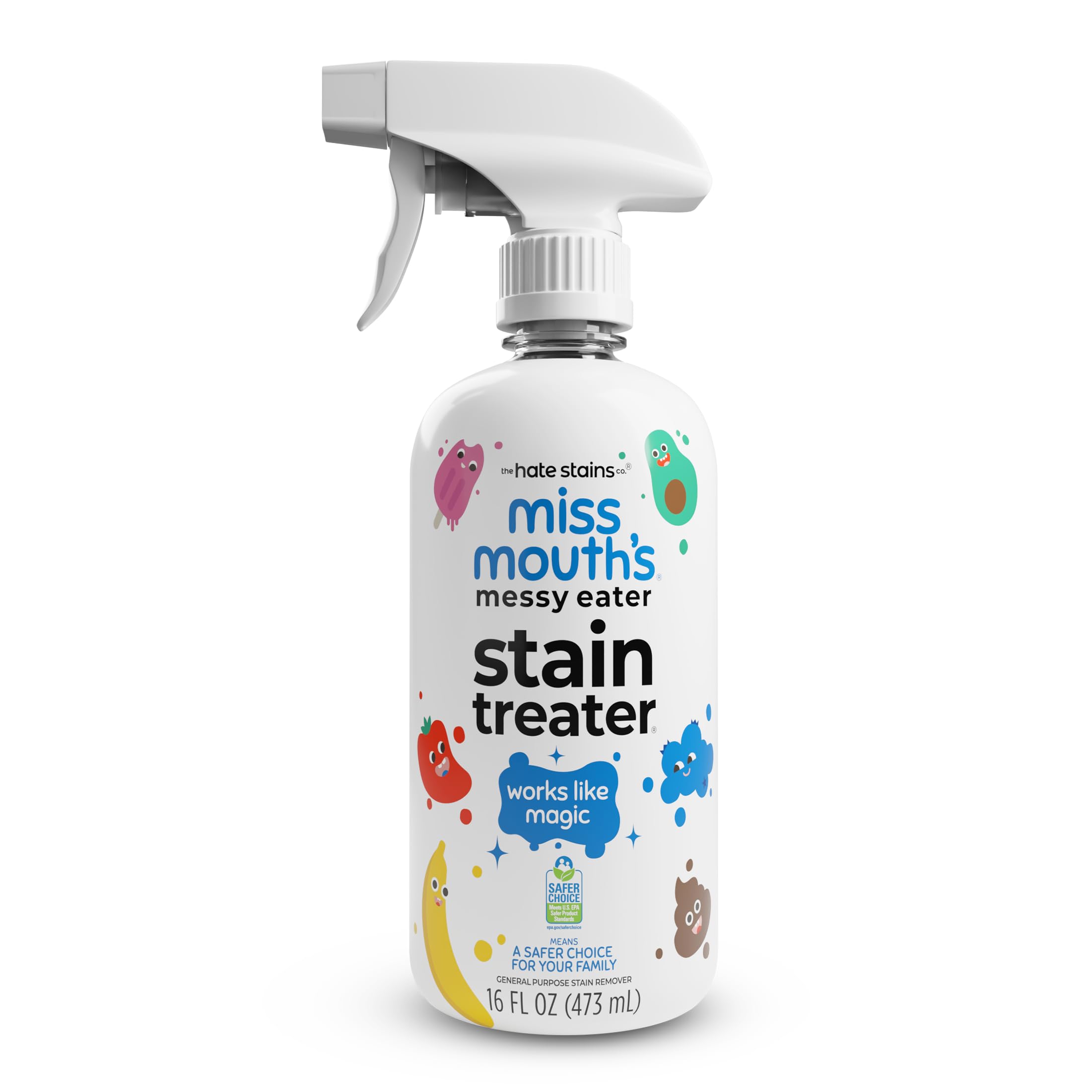 Puracy Natural Laundry Stain Remover 25oz spray bottle — baby-safe stain treatment