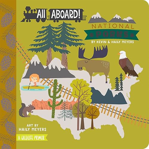 ABC of the National Parks board book with watercolor illustrations