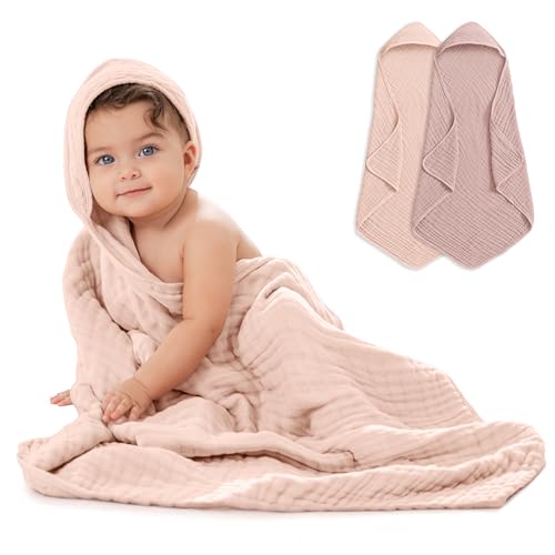 Zoocchini UPF hooded baby towel with animal character design