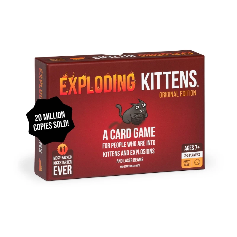Exploding Kittens card game original edition box