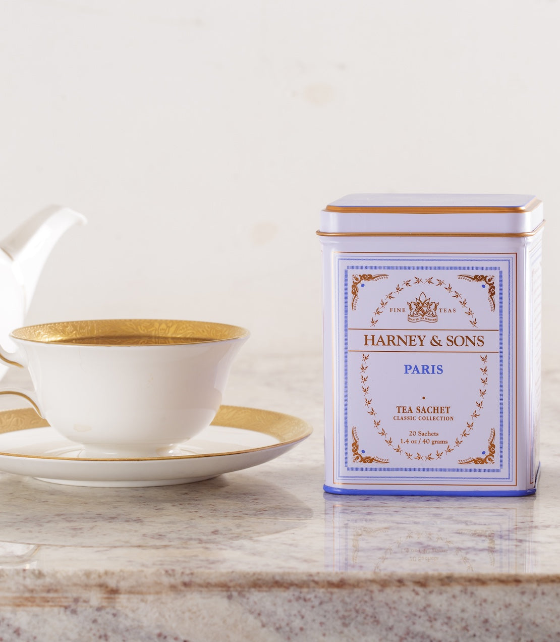 Harney and Sons Paris black tea classic tin with 20 sachets