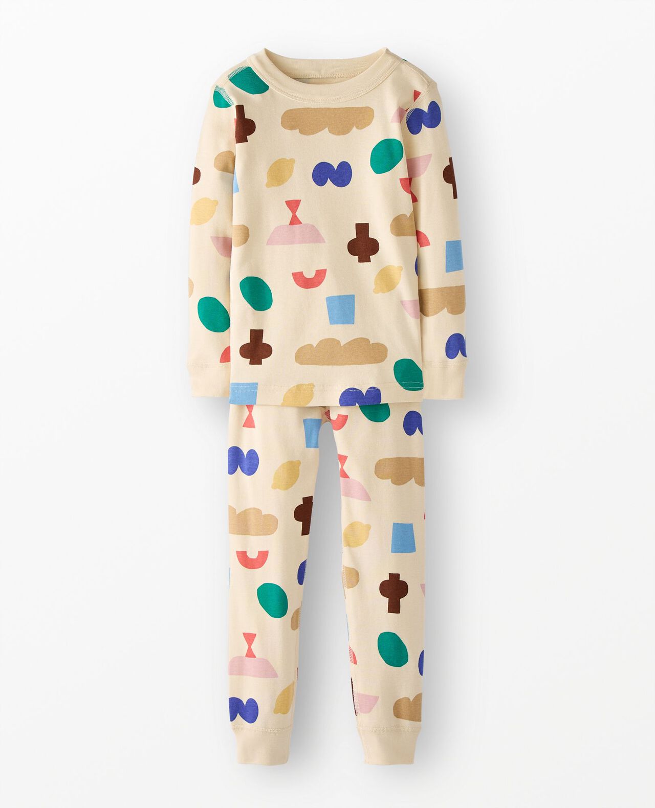 Hanna Andersson organic cotton two-piece toddler pajamas in classic stripe