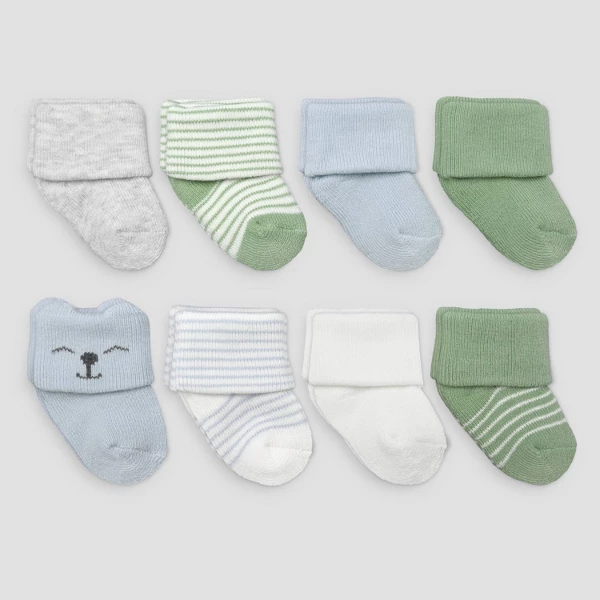 Carter's Just One You baby boys' 8-pack terry ankle socks